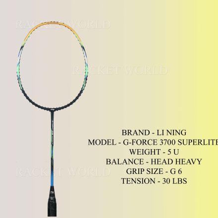 G FORCE 3700 SUPERLITE